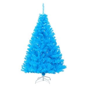 Modrý umelý vianočný stromček, 150 cm 415 vetiev vyobraziť