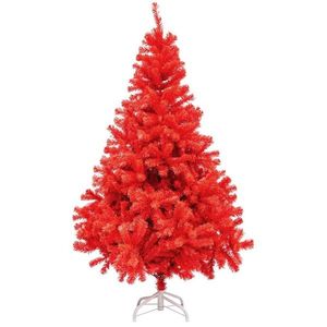 Červený umelý vianočný stromček, 180 cm 708 vetiev vyobraziť