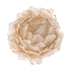 Závesný kvet z peria ružová, 8 cm vyobraziť