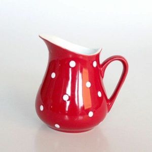 Keramický džbán Dots, červená, 500 ml vyobraziť