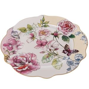 Porcelánový plytký tanier Roses, 27 cm vyobraziť