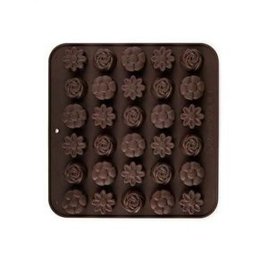 Banquet Formičky na čokoládu silikonové Culinaria Brown 21, 4x20, 6 cm mix tvarů vyobraziť