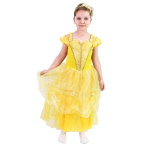 Rappa Detský kostým Princezná žltá, vel. M vyobraziť