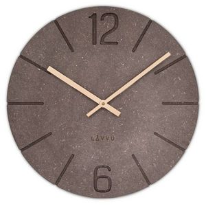 LAVVU Hnedé hodiny Natur, pr. 34 cm vyobraziť