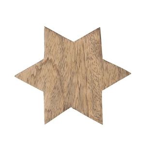 Orion Podtácka drevo MANGO, hviezda vyobraziť