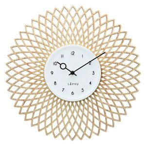 LAVVU Drevené dizajnové hodiny s plynulým chodom CHIC, pr. 38 cm vyobraziť