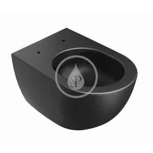 RAVAK - Chrome Závesné WC, RimOff, matná čierna X01794 vyobraziť