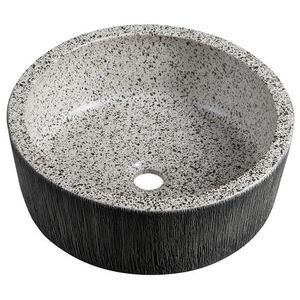 SAPHO - PRIORI keramické umývadlo na dosku Ø 41 cm, granit PI035 vyobraziť