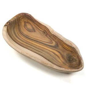 Dekoratívna drevená miska vyobraziť