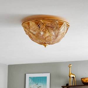 Ferro Luce Felce – zlaté dizajnové stropné svietidlo vyobraziť