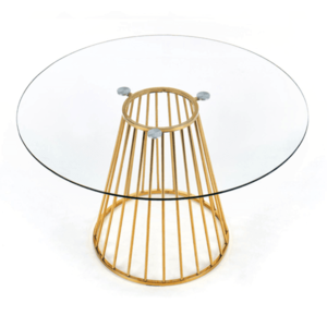 Sconto Jedálenský stôl LAVIRPAL kov/sklo vyobraziť