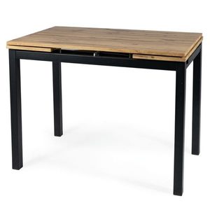 Sconto Jedálenský stôl SIG-GD017 dub artisan/čierna vyobraziť