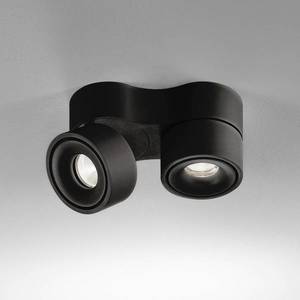 Egger Licht Egger Clippo Duo stropné LED, čierne, 3 000 K vyobraziť