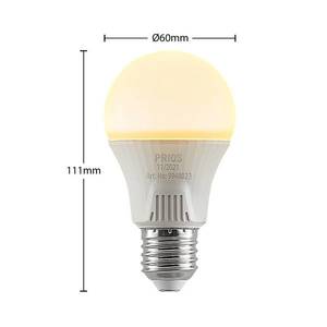 PRIOS LED žiarovka E27 A60 11 W biela 2 700 K vyobraziť