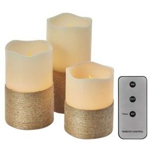 LED sviečky Candles s ovládačom 3 ks teplá biela vyobraziť