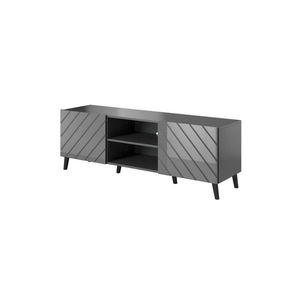 TV stolík ABETO 150 cm šedý vyobraziť