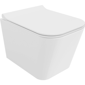 Závěsný WC set MEXEN TEO 34, 5 cm s prkénkem slow SLIM bílý lesk vyobraziť