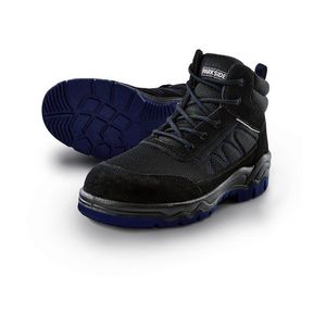 PARKSIDE® Pánska kožená bezpečnostná obuv S3 (45, čierna/modrá) vyobraziť