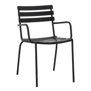 Čierna kovová záhradná stolička Monsi – Bloomingville vyobraziť