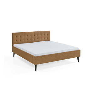 Hnedá čalúnená dvojlôžková posteľ 180x200 cm Empire – Meise Möbel vyobraziť