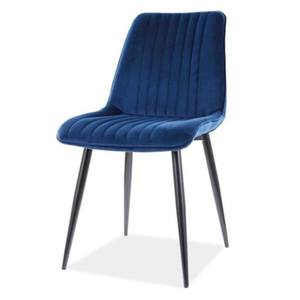 Sconto Jedálenská stolička ​ KAM modrá/čierna vyobraziť