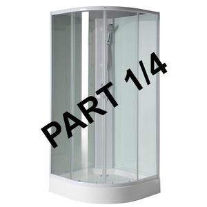 AQUALINE - AIGO vanička 900x900 príslušenstvo, sifón, držiak sprchy a sprcha, komponent 1/4 YB93-1 vyobraziť