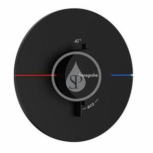HANSGROHE - ShowerSelect Comfort Termostatická batéria pod omietku, matná čierna 15559670 vyobraziť