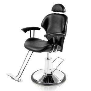 Kadernícka stolička s nastaviteľnou výškou, čierna vyobraziť