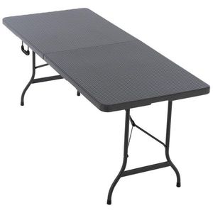 Skladací prenosný stôl 180 cm, antracit vyobraziť