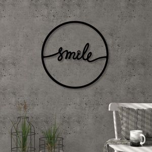 Nástěnná dekorace Smile černá vyobraziť