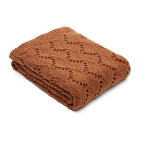 Pletená deka z vlny a zmesi vlákien 130x170 cm Mesias – Kave Home vyobraziť