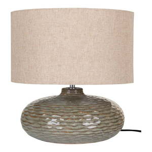 Khaki keramická stolová lampa s textilným tienidlom (výška 44 cm) Oldham – House Nordic vyobraziť