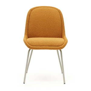 Jedálenská stolička v horčicovej farbe v súprave 4 ks Aimin – Kave Home vyobraziť