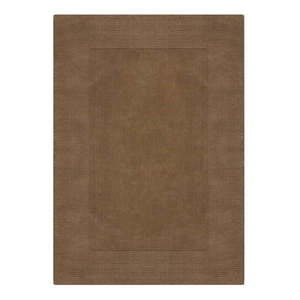 Hnedý vlnený koberec 200x290 cm – Flair Rugs vyobraziť