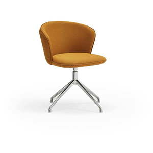 Otočné jedálenské stoličky v súprave 2 ks v horčicovej farbe Add – Teulat vyobraziť