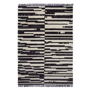 Čiernobiely koberec 120x170 cm Lina - Flair Rugs vyobraziť