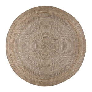 Jutový okrúhly koberec v prírodnej farbe ø 180 cm Capri – Flair Rugs vyobraziť