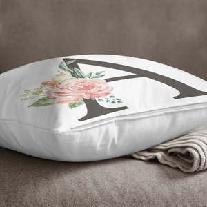 Obliečka na vankúš Minimalist Cushion Covers Floral Alphabet A, 45 x 45 cm vyobraziť
