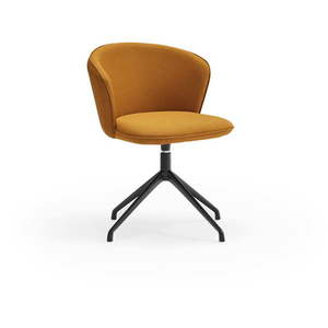 Otočné jedálenské stoličky v súprave 2 ks v horčicovej farbe Add – Teulat vyobraziť