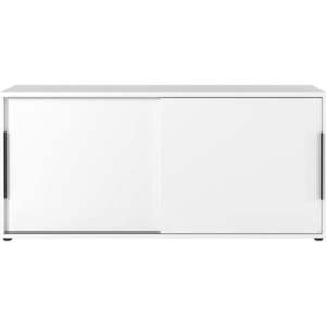 Biela skrinka s posuvnými dverami 160x74 cm Mailand – Germania vyobraziť