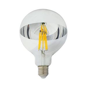 LED Žiarovka so zrkadlovým vrchlíkom DECOR MIRROR G125 E27/12W/230 4200K strieborná vyobraziť