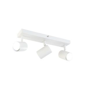 Inteligentné stropné svietidlo biele obdĺžnikové vrátane 3 Wifi GU10 - Jeana vyobraziť