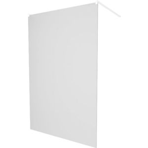 MEXEN/S - KIOTO samostatne stojaca sprchová zástena 100 x 200, dekor jinovatka 8 mm, biela 800-100-002-20-30 vyobraziť