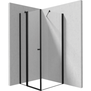 DEANTE/S - Sprchovací kút pevná stena 100, výklopné dvere 80 KTSUN42P+KTS_N30P KERRIA/0502 vyobraziť