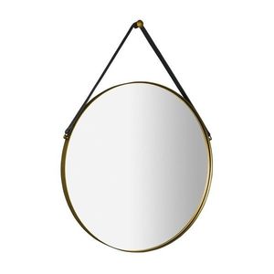 SAPHO - ORBITER zrkadlo guľaté s popruhom, ø 60cm, zlatá mat ORT060G vyobraziť