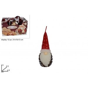 MAKRO - Sviečka vianočna škriatok 11cm vyobraziť