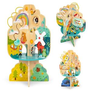 Dřevěná vzdělávací hračka Anima +12m vícebarevná vyobraziť