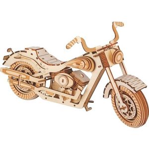 Drevené 3D puzzle Motocykel HD 1 vyobraziť