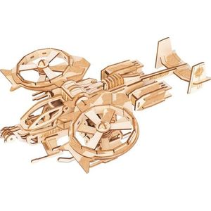 Dřevěné 3D puzzle RDA bitevní vrtulník vyobraziť