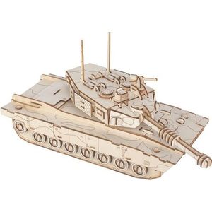Drevené 3D puzzle Tank M1 Abrams vyobraziť